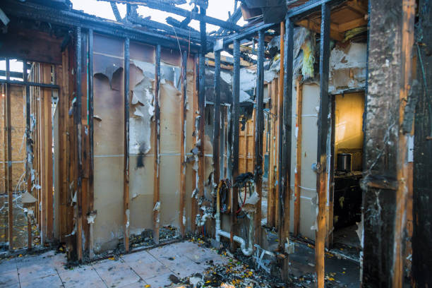 Professional Fire Damage Restoration technician working in Orange Beach, AL